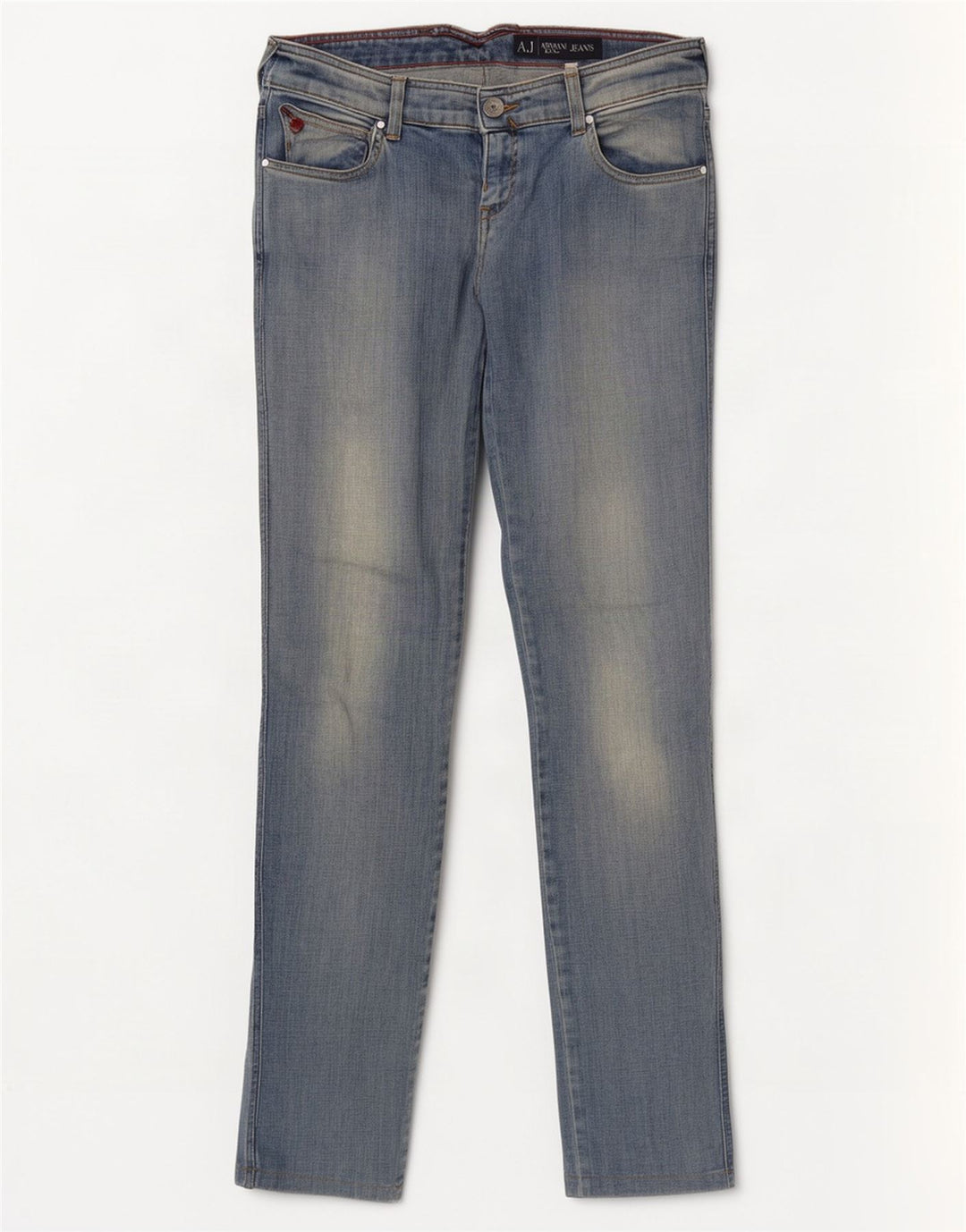 Armani Femme Jean Skinny W30 L32 Bleu Coton
