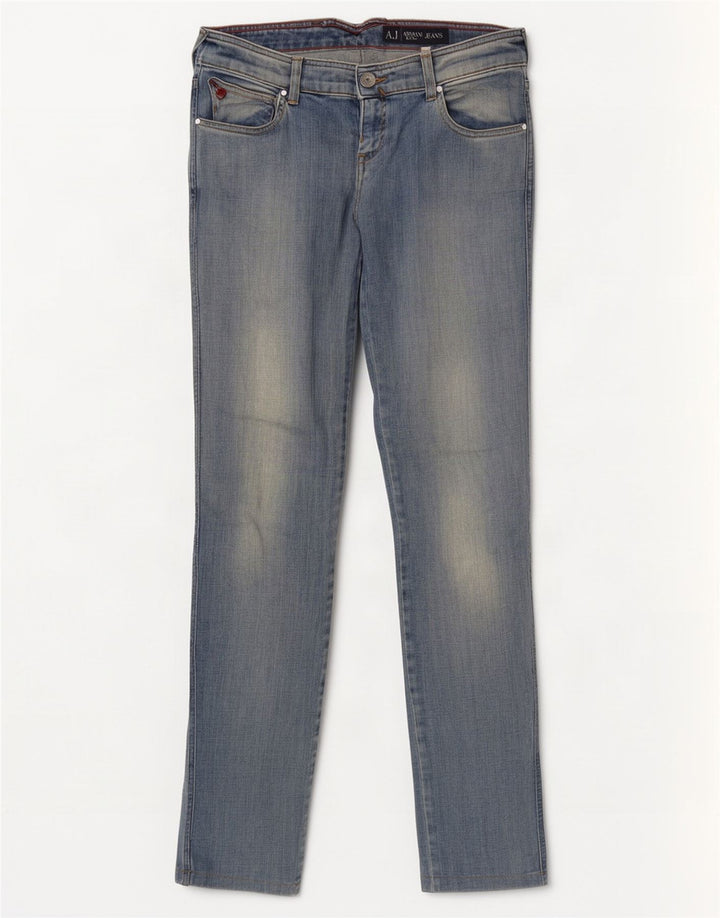 Armani Femme Jean Skinny W30 L32 Bleu Coton