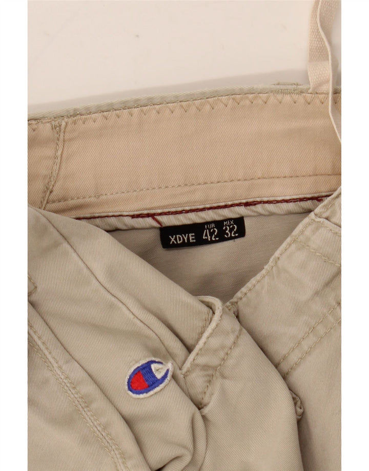 XDYE Pantalon cargo droit pour femme EU 42 Large W34 L31 Beige