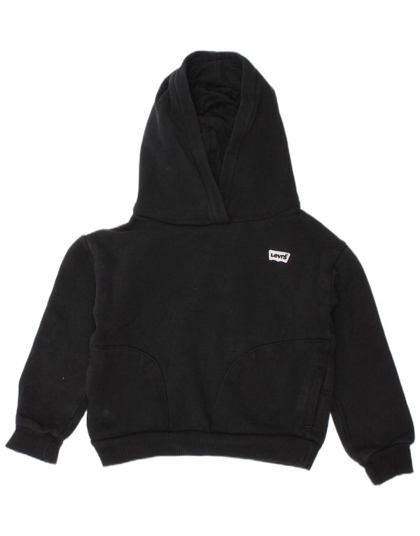LEVI'S Pull à capuche bébé garçon 18-24 mois noir coton