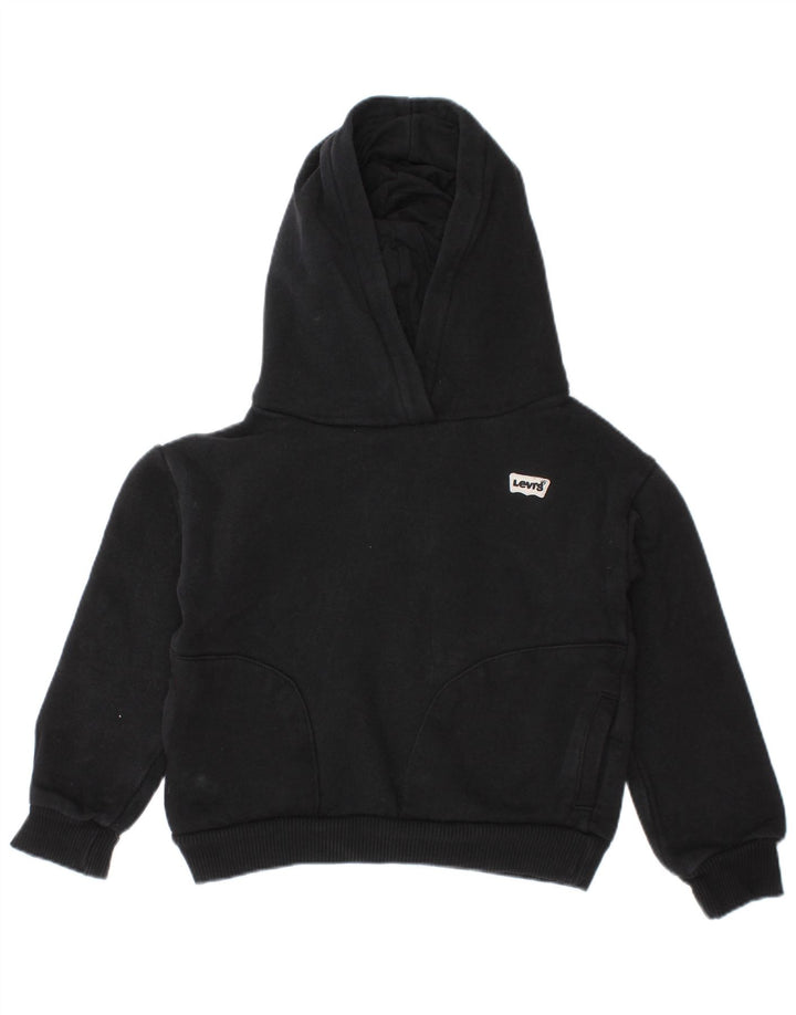 LEVI'S Pull à capuche bébé garçon 18-24 mois noir coton
