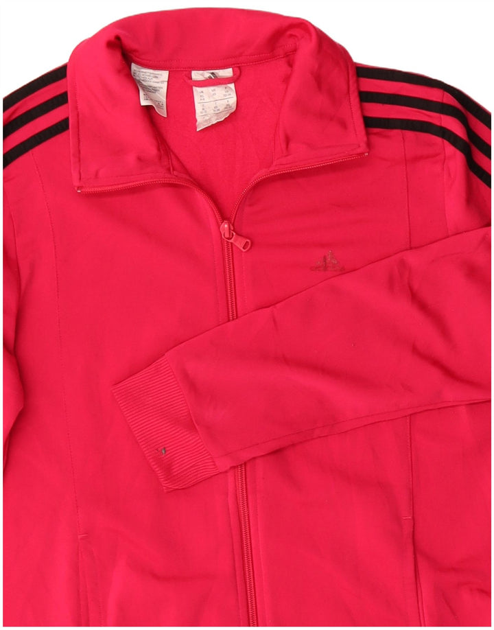 Adidas Veste de survêtement pour femme UK 4/6 XS Rose Polyester