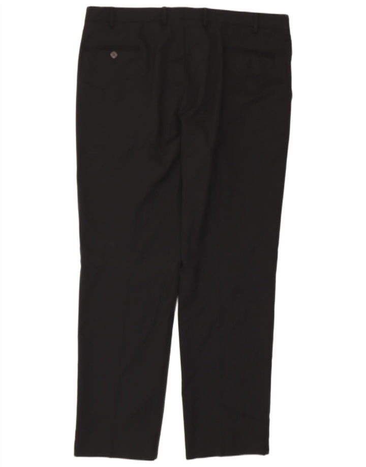 CHAPS Pantalon de Costume Droit Homme W40 L31 Noir