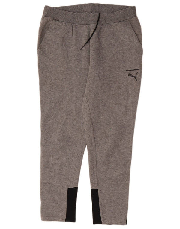 Puma Pantalon de Survêtement Homme Gris Moyen Colourblock Cotton