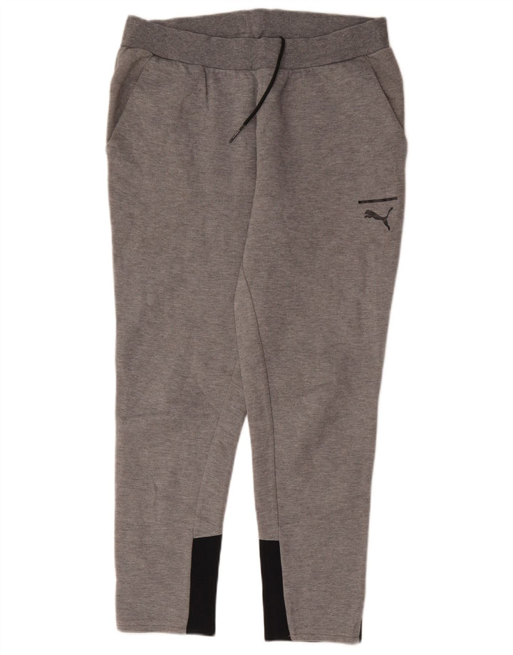 Puma Pantalon de Survêtement Homme Gris Moyen Colourblock Cotton