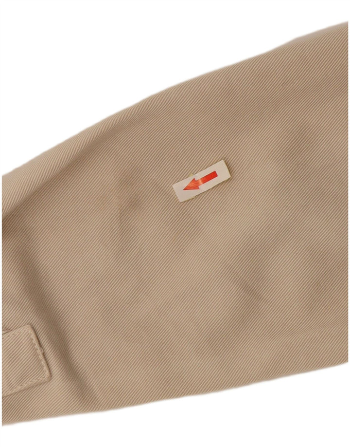 Zara Homme Chemise En Jean Petit Coton Beige
