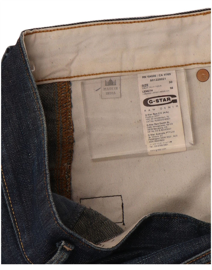 G-STAR Jean Slim Banana Homme W33 L32 Bleu Coton