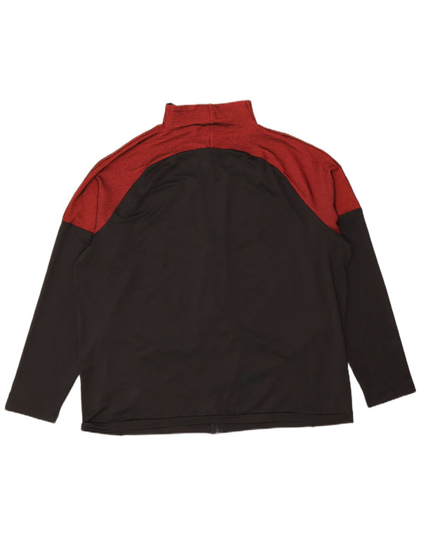 RUSSELL ATHLETIC Veste de survêtement pour homme UK 46/48 XL Noir Colourblock