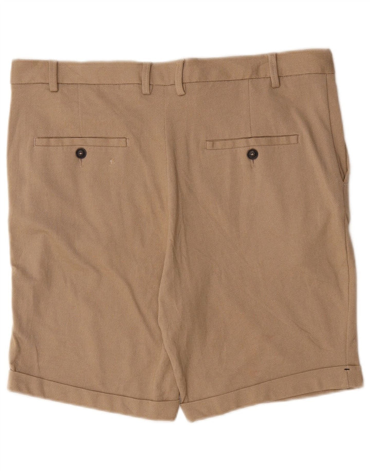 Zara Short Chino Homme EU 44 Large W34 Beige Viscose