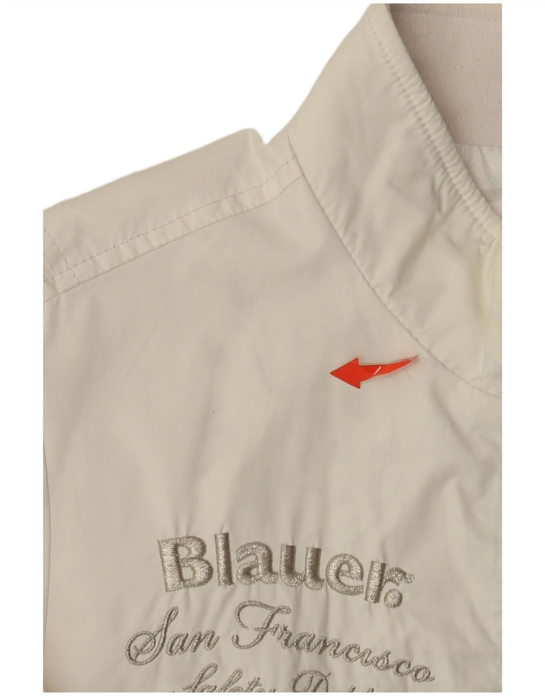 Blauer Veste Bomber Graphique Fille 9-10 Ans Blanc Classique