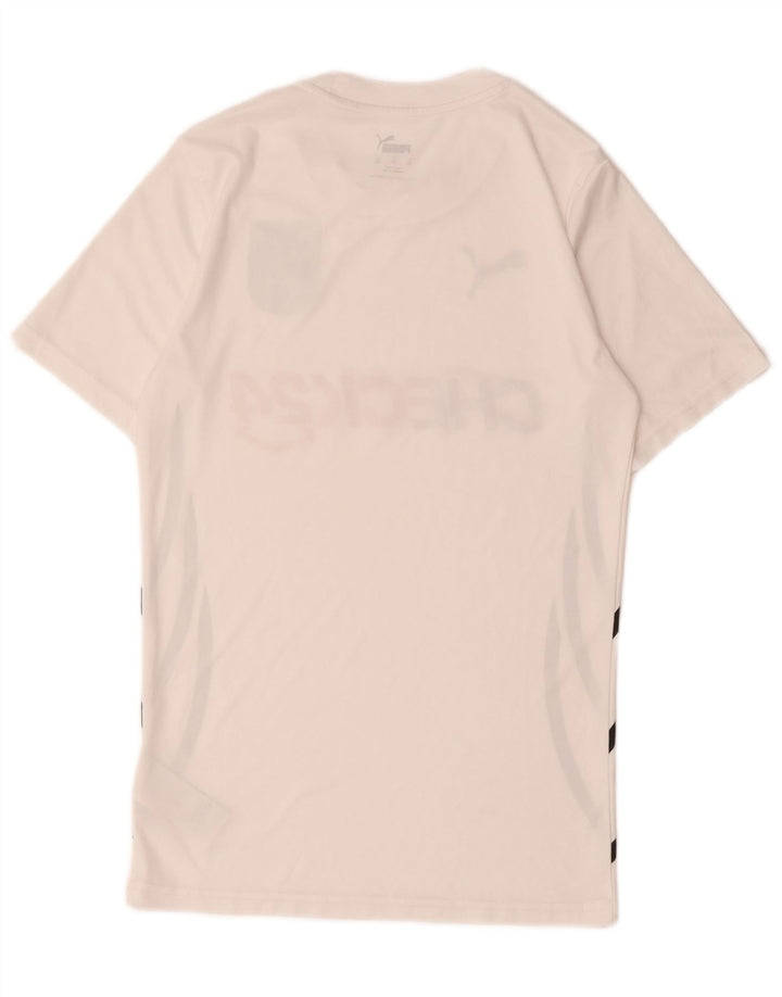 Puma T-Shirt Graphique Top XS Homme Blanc Polyester