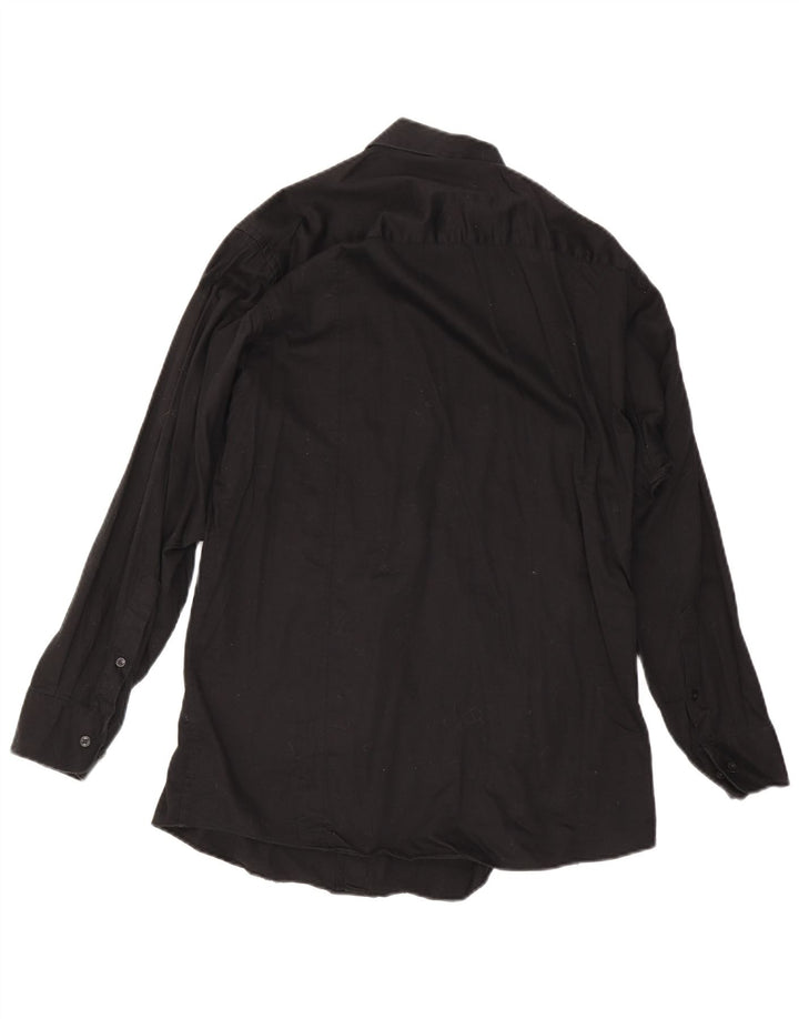 Calvin Klein Chemise Homme Taille 16 Grand Coton Noir