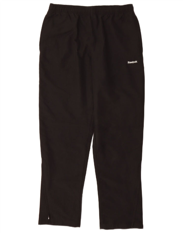 Reebok Pantalon de Survêtement Homme Petit Noir Polyester