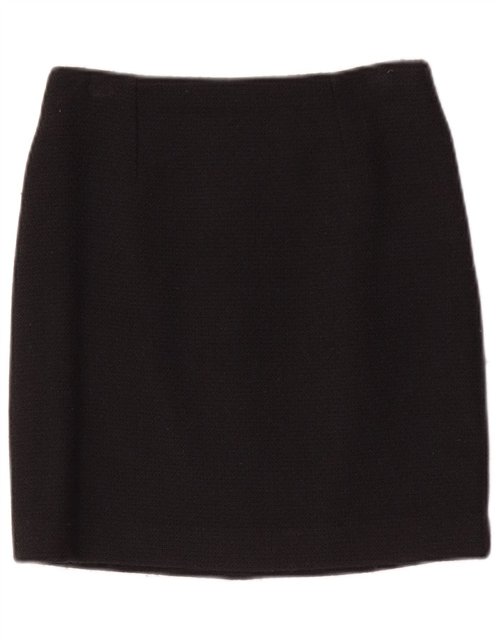 Etam Femme Mini Jupe IT 36 XS W24 Laine Noir