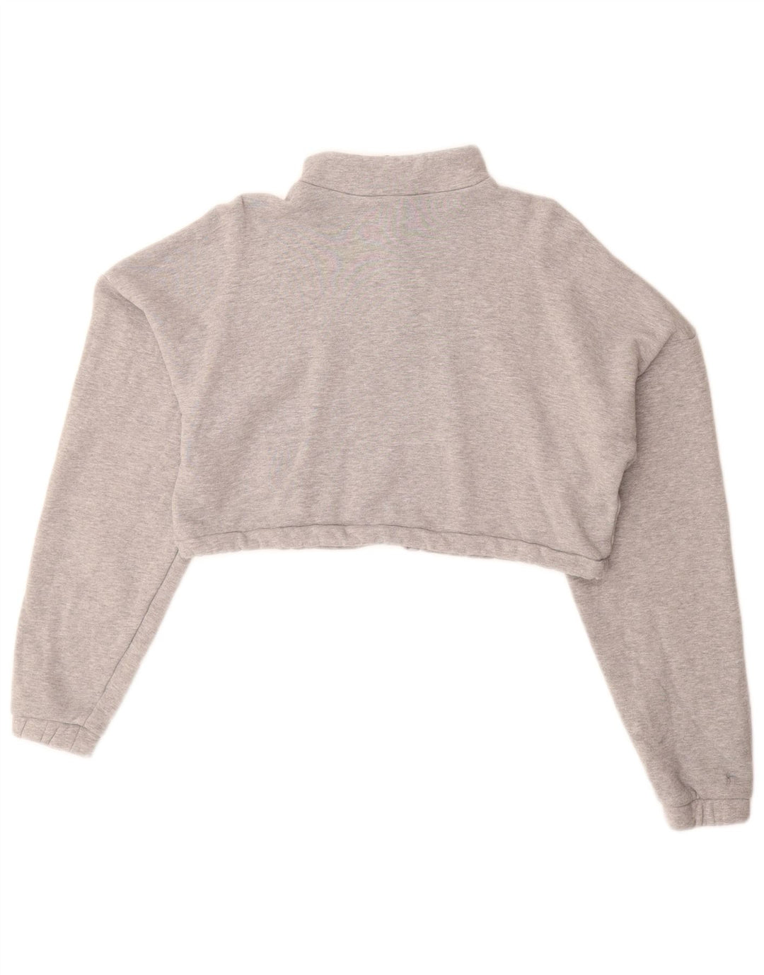 Adidas Sweat-shirt graphique surdimensionné pour femme UK 10 Petit gris moucheté