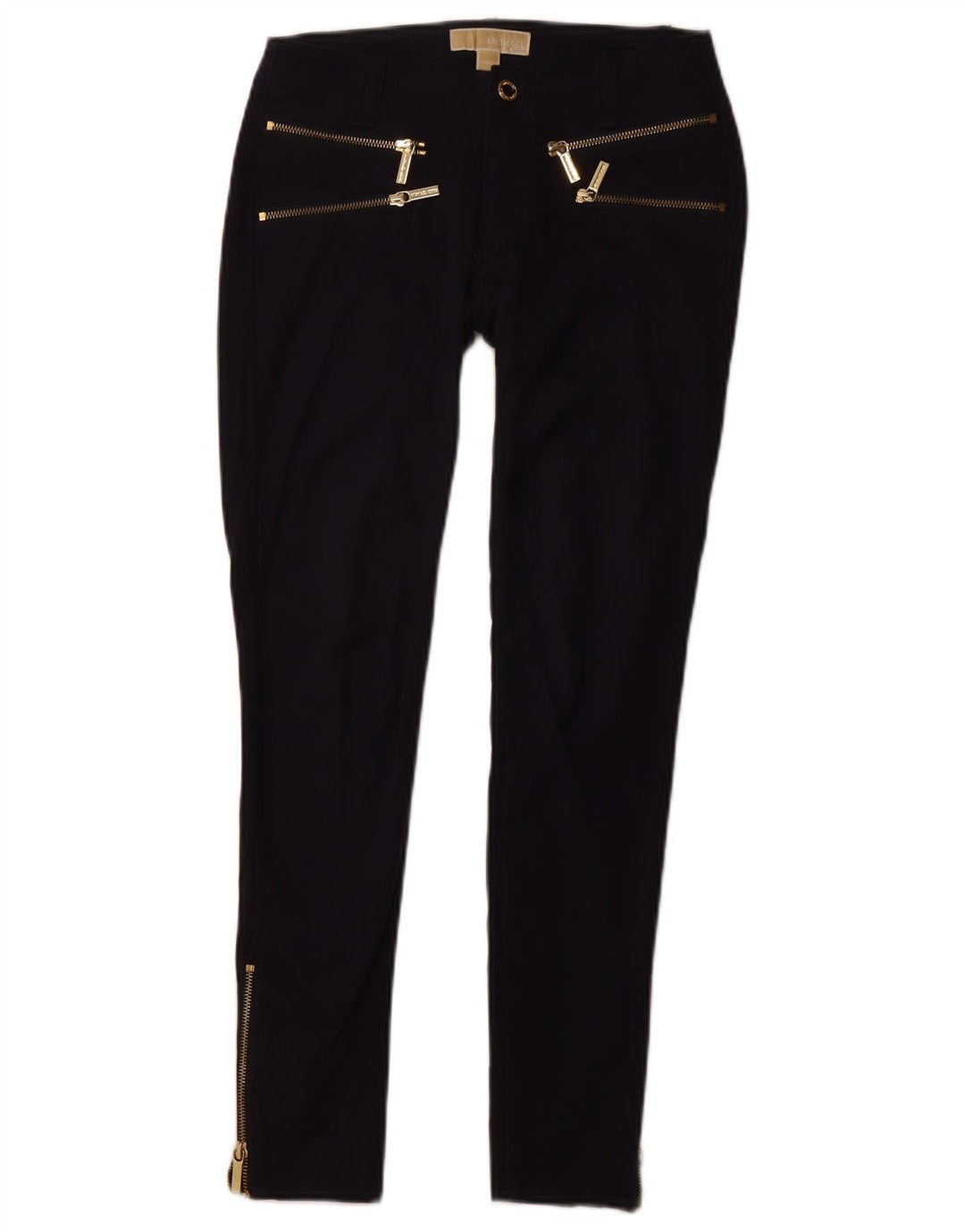 MICHAEL KORS Pantalon décontracté skinny pour femme US 00 2XS W26 L28 Bleu marine