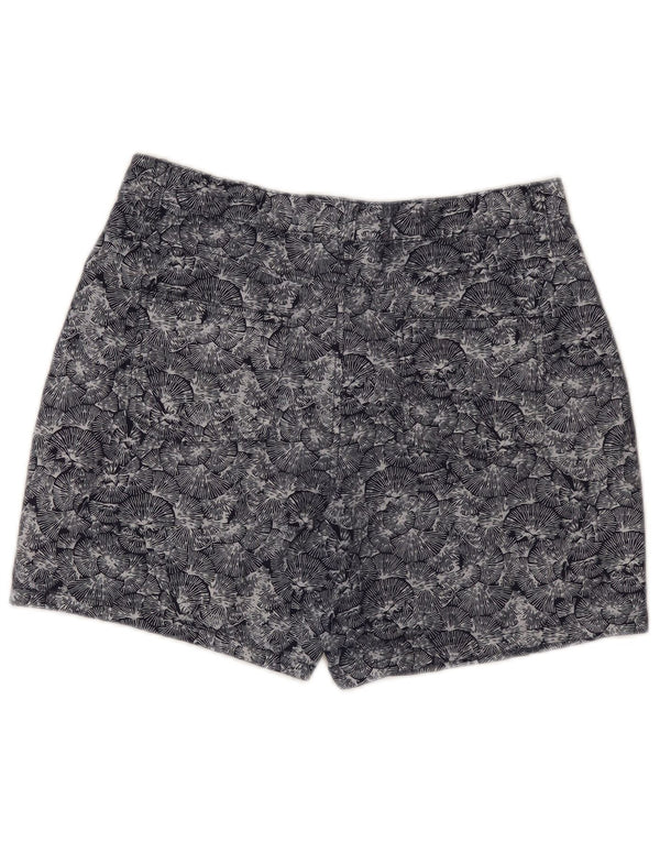 Mountain Warehouse Short Chino pour Femme UK 10 Small W30 Bleu Floral Coton