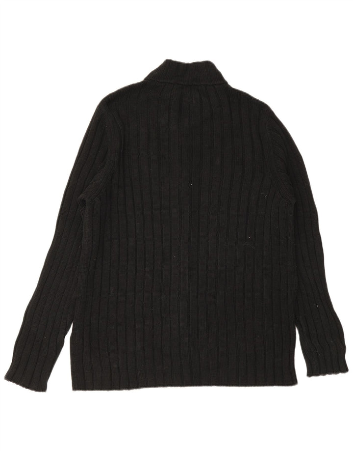 ZARA Homme Cardigan Pull XL Noir Coton