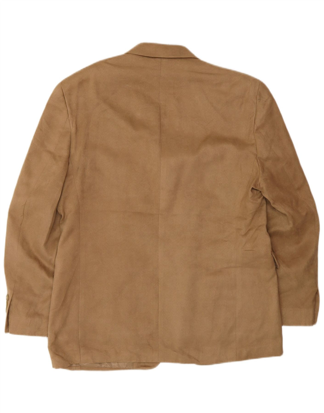 Chaps Veste Blazer 3 Boutons Homme UK 38 Beige Moyen Polyester