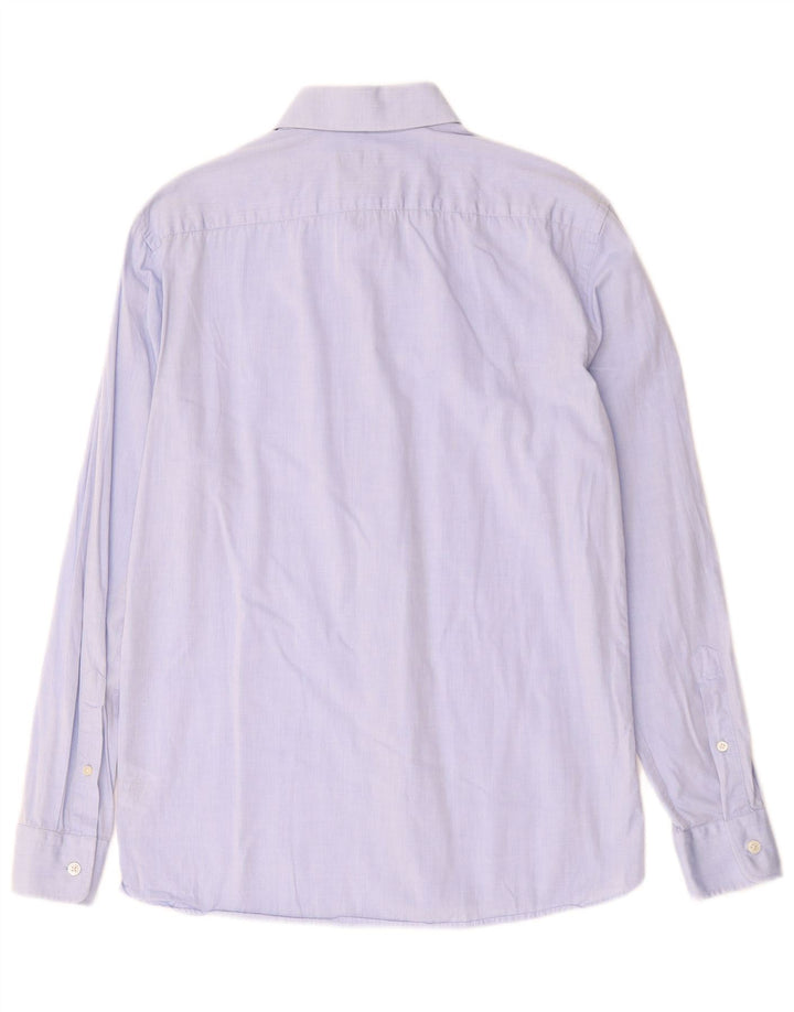 Jaeger Chemise Homme Taille 15,5 Coton Bleu Moyen