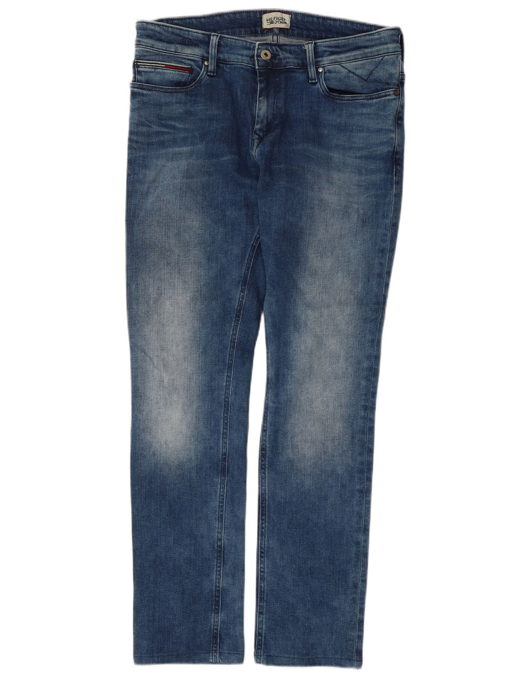 Tommy Hilfiger Jean Slim Homme W32 L29 Bleu Coton