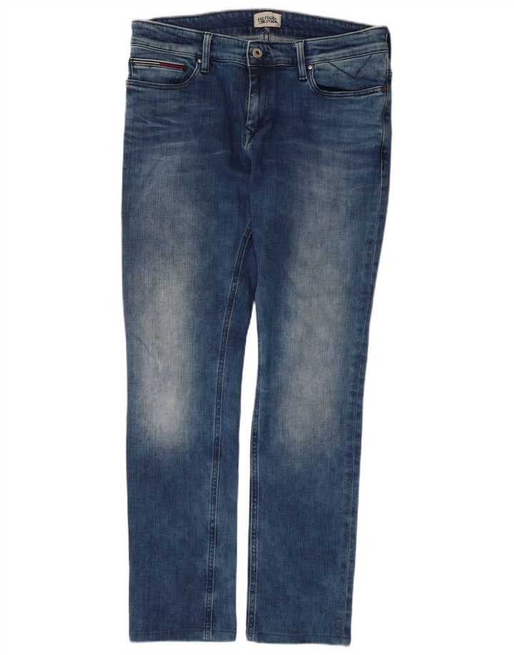 Tommy Hilfiger Jean Slim Homme W32 L29 Bleu Coton
