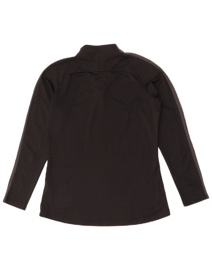 Haut de survêtement Nike Dri Fit pour femme UK 10 Small Noir Colourblock
