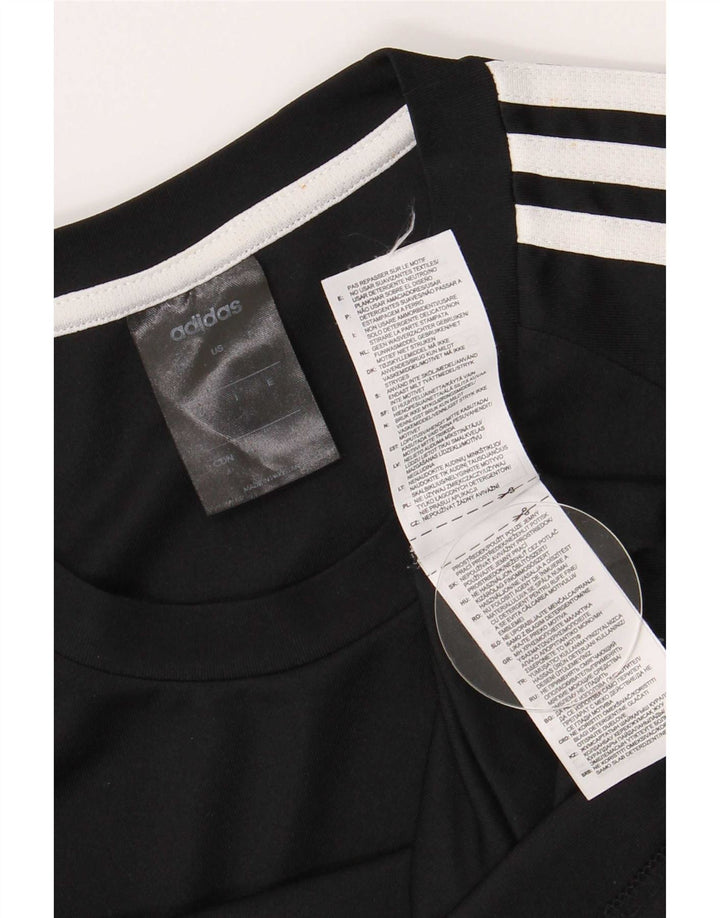 Adidas Hommes Climalite T-Shirt Haut Petit Noir Polyester