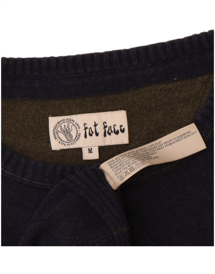 Fat Face Pull Col Bateau Homme Bleu Marine Moyen Coton