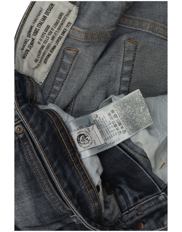 Diesel Jean slim vieilli W32 L32 en coton bleu pour homme