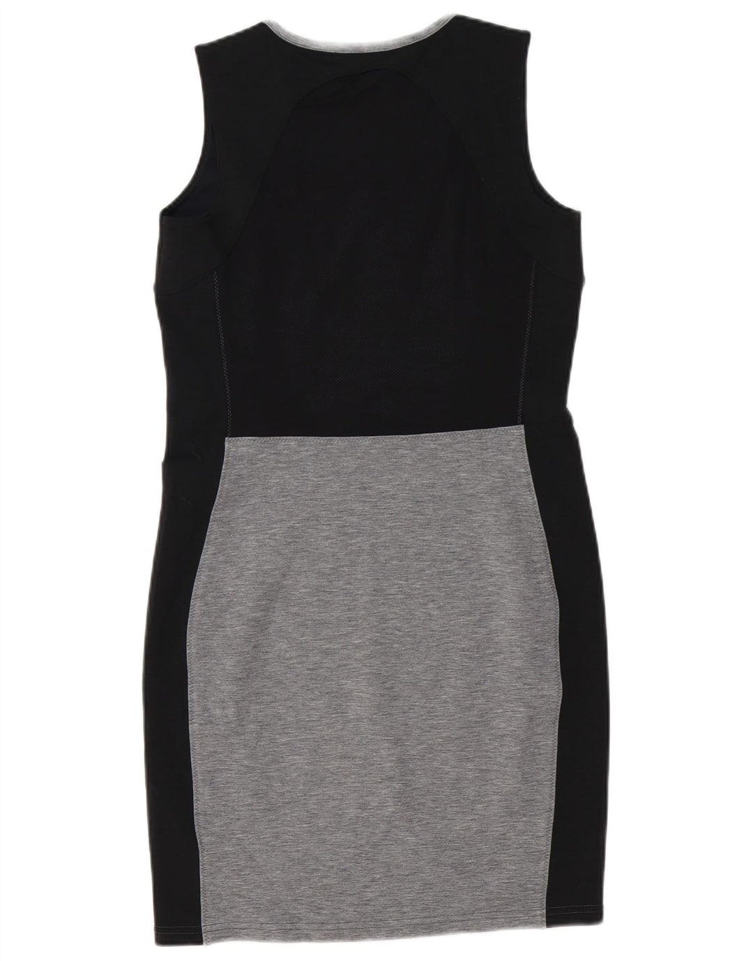 Athleta Robe fourreau pour femme UK 43 Petit Noir Colorblock Polyester