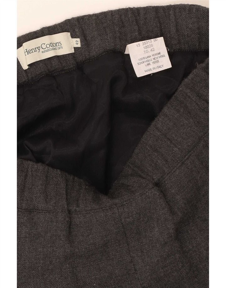 Henry Cottons Jupe Plissée Femme IT 42 Medium W30 Gris Moucheté