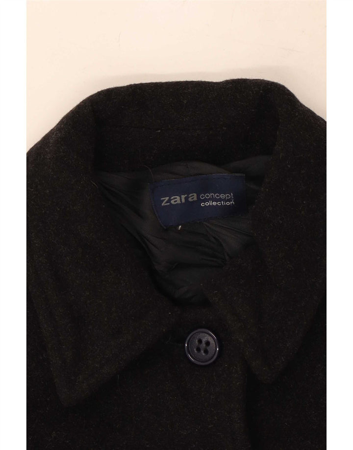 Pardessus Zara pour femme UK 10 Small Noir