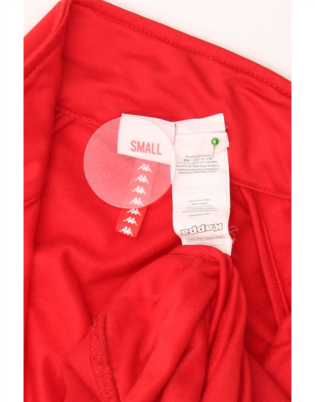 Kappa Survêtement complet graphique pour femme UK 10 Small Rouge Colourblock Polyester