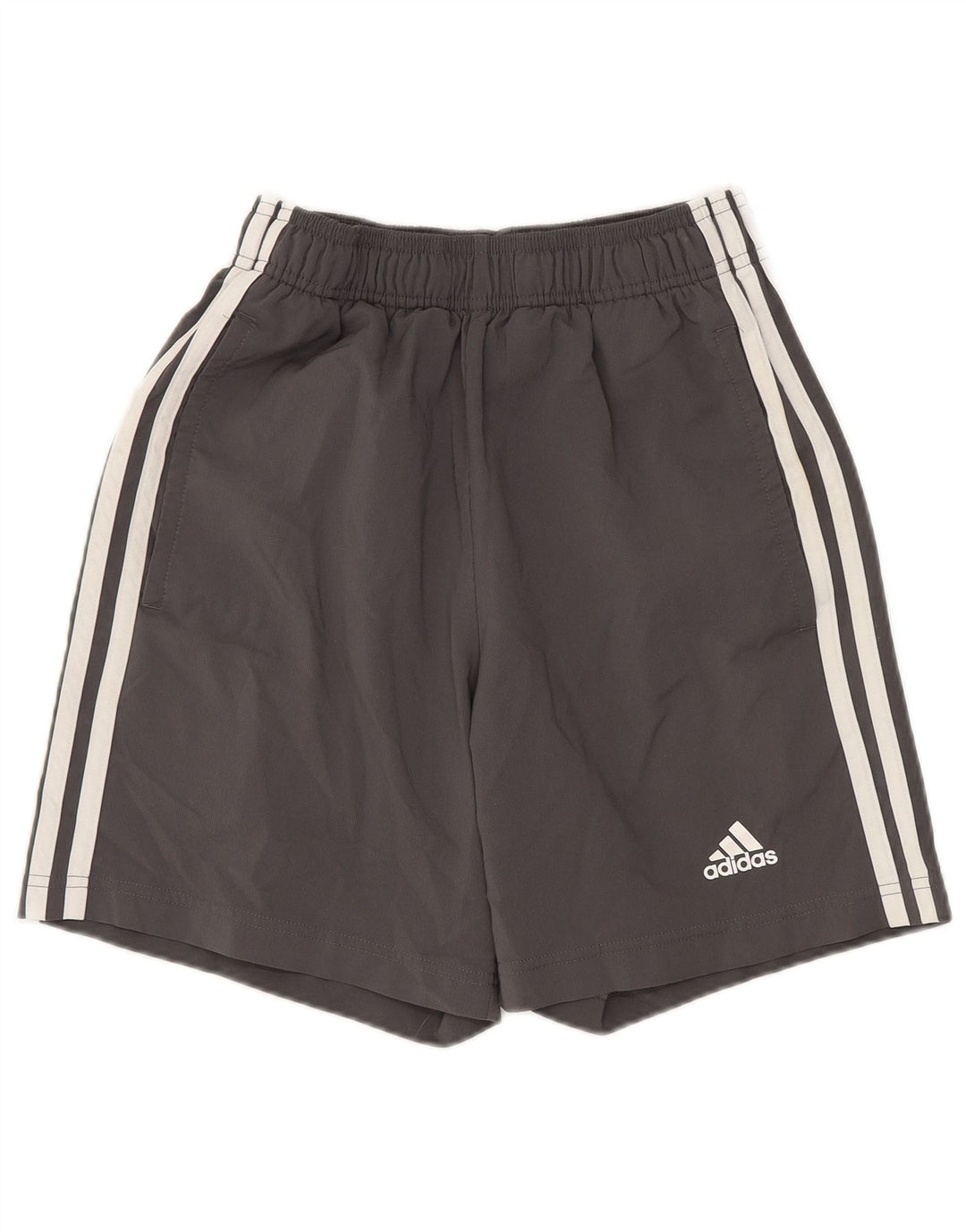 ADIDAS Short de sport garçon 9-10 ans XS Gris Polyester