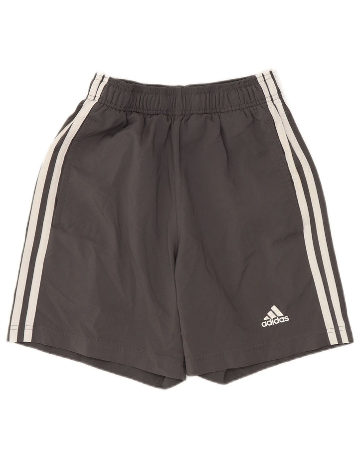ADIDAS Short de sport garçon 9-10 ans XS Gris Polyester