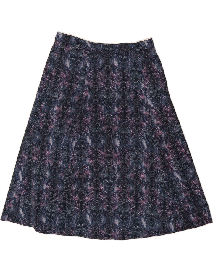 EASTEX Womens A-Line Skirt UK 14 Large W32  Blue Spotted Polyester Vintage Eastex and Second-Hand Eastex from Messina Hembry 
