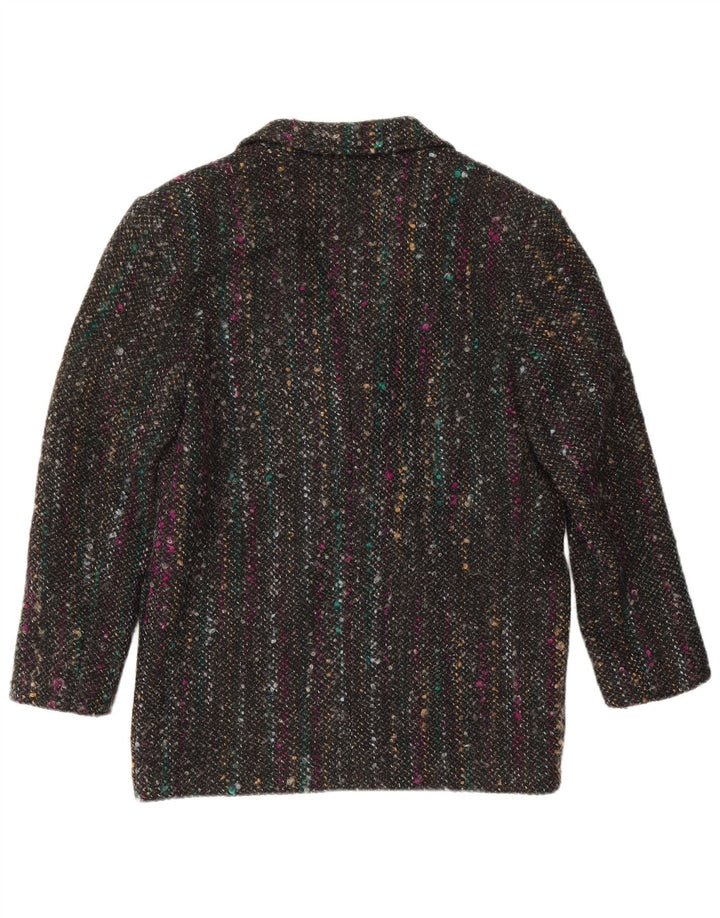 vintage Femme 2 Pièces Jupe Ensemble EU 40 Moyen W28 Gris Moucheté