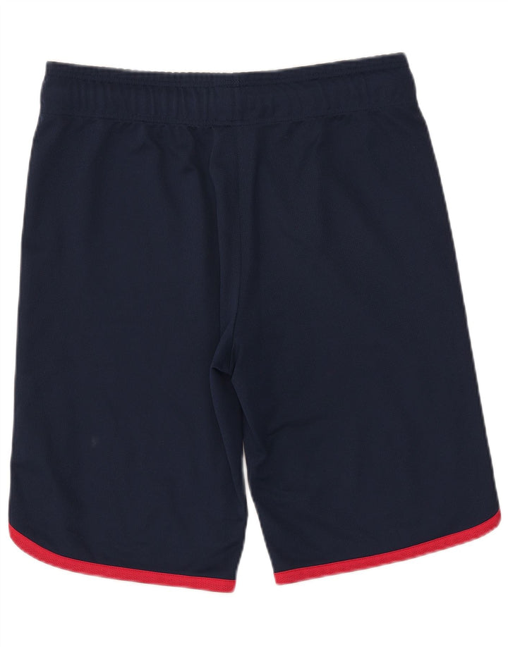 Converse Short de sport pour homme en polyester color block bleu marine moyen