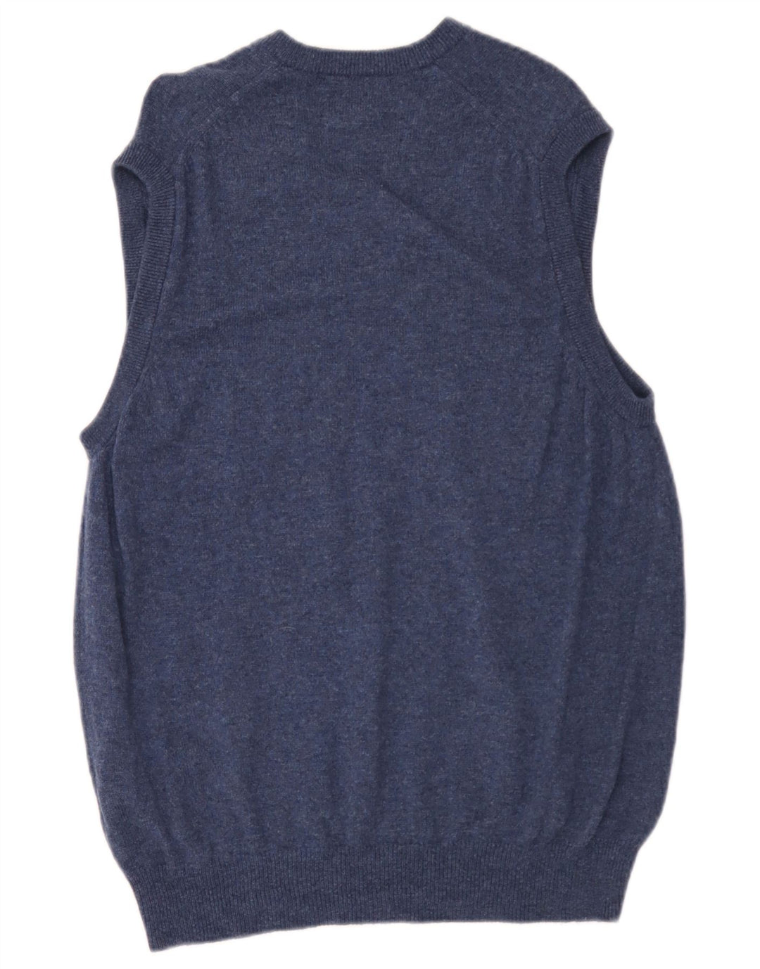 Marks & Spencer Débardeur Vest Homme Bleu Marine Moyen Laine d'Agneau