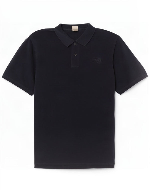 The North Face Polo Homme Bleu Marine Moyen Coton