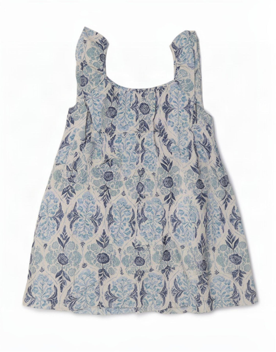 Next Robe d'été surdimensionnée sans manches pour femme UK 42 Bleu moyen Floral Bohème