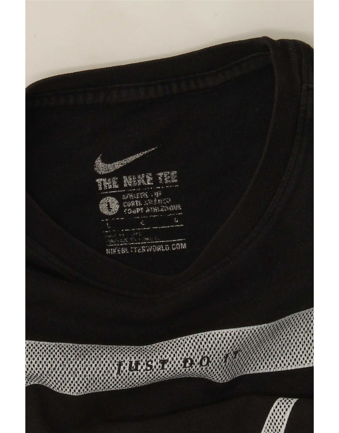 Nike T-shirt graphique pour hommes, grand, noir, colour block