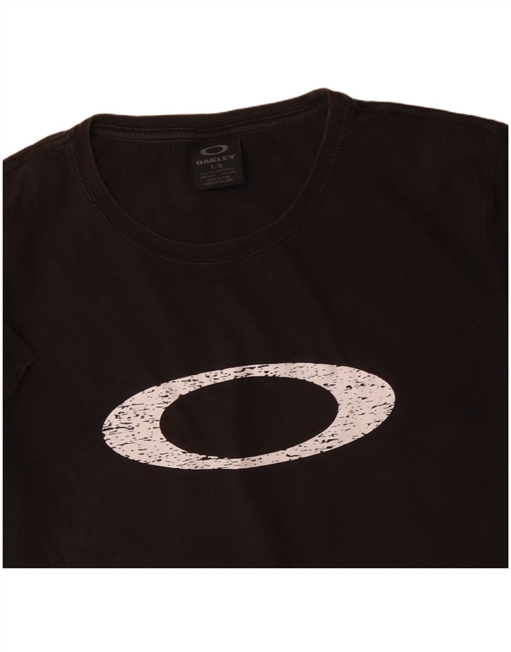 OAKLEY T-Shirt Graphique Homme Large Marron
