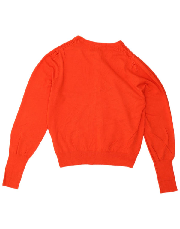 Marks & Spencer Cardigan pour femme en viscose orange moyen UK 12