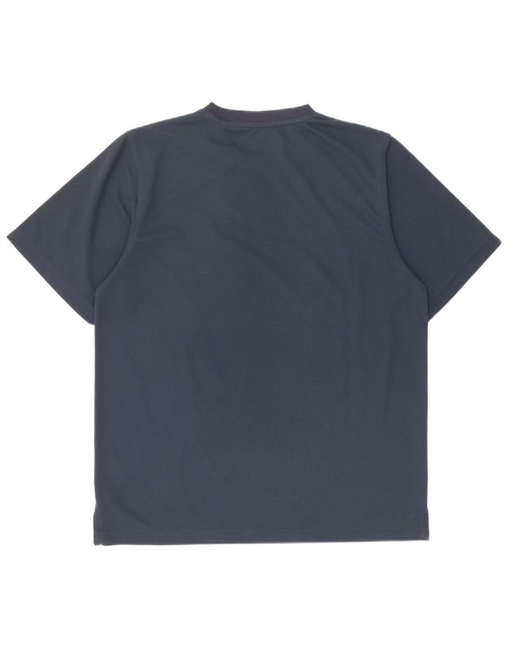 ELLESSE T-Shirt Graphique Homme Bleu Marine Moyen Polyester