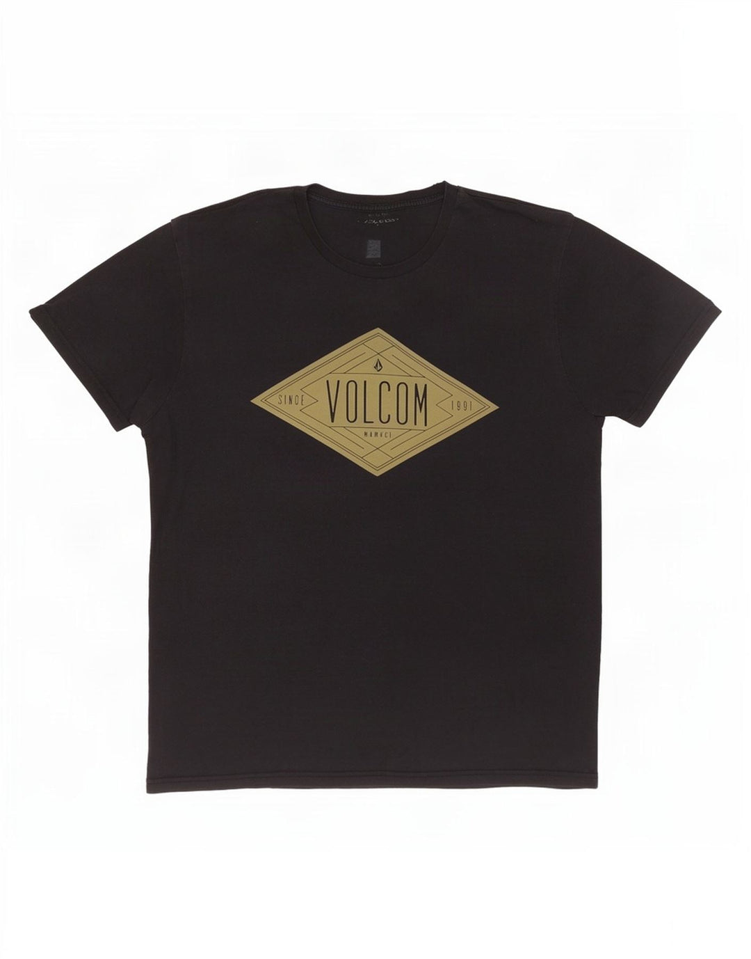 Volcom T-shirt graphique pour hommes, grand, noir, coton