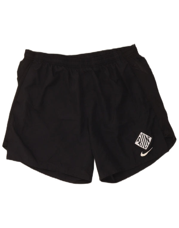 Nike Short de sport Dri Fit pour homme XL Noir Polyester