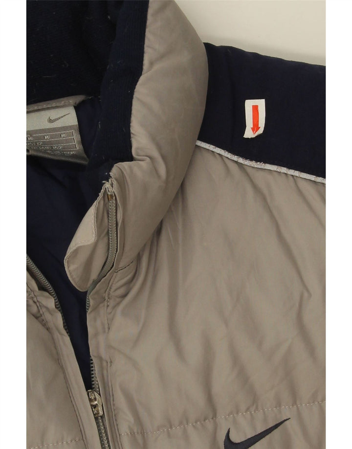 Nike Garçon Gilet Rembourré 10-11 ans Gris Moyen Colorblock Polyester