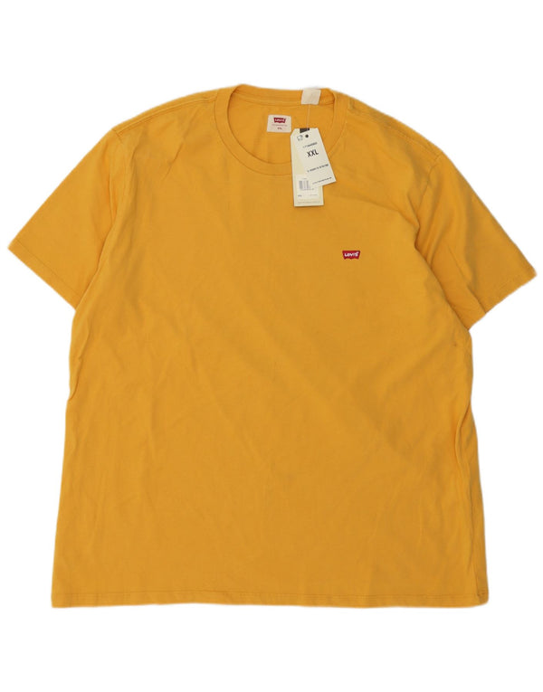 Levi's T-Shirt Homme Top 2XL Jaune Coton